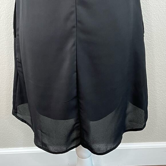 Nordstrom Rack Solid Little Black Dress Sleeveless Mini Sheath Small/Medium - Picture 11 of 13